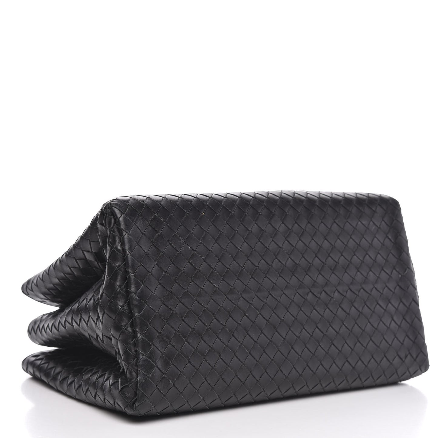 Light Calf Intrecciato Small Roma Black