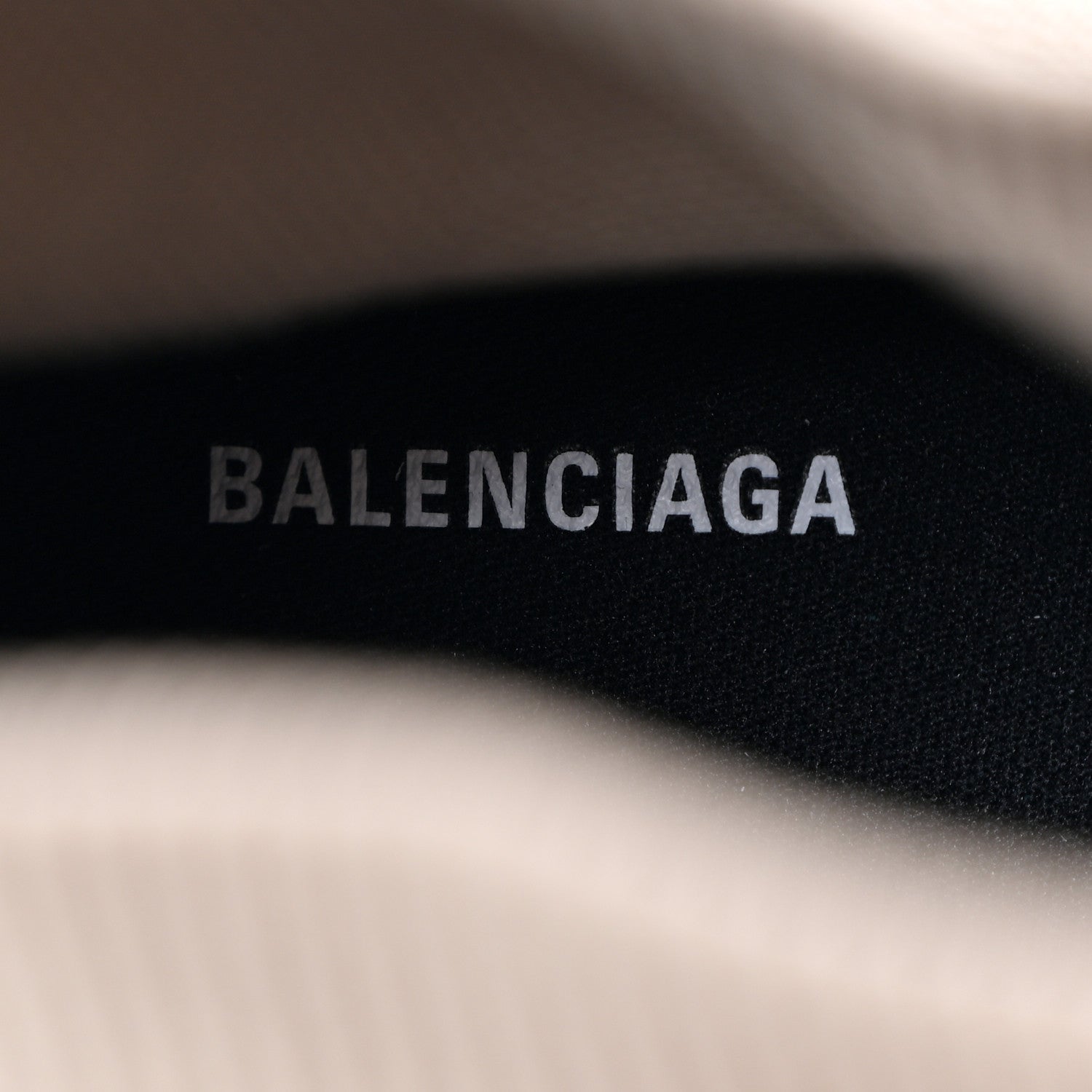 Balenciaga Neoprene Knit Mens Speed Graffiti Sneakers 46 Beige 6 of 9