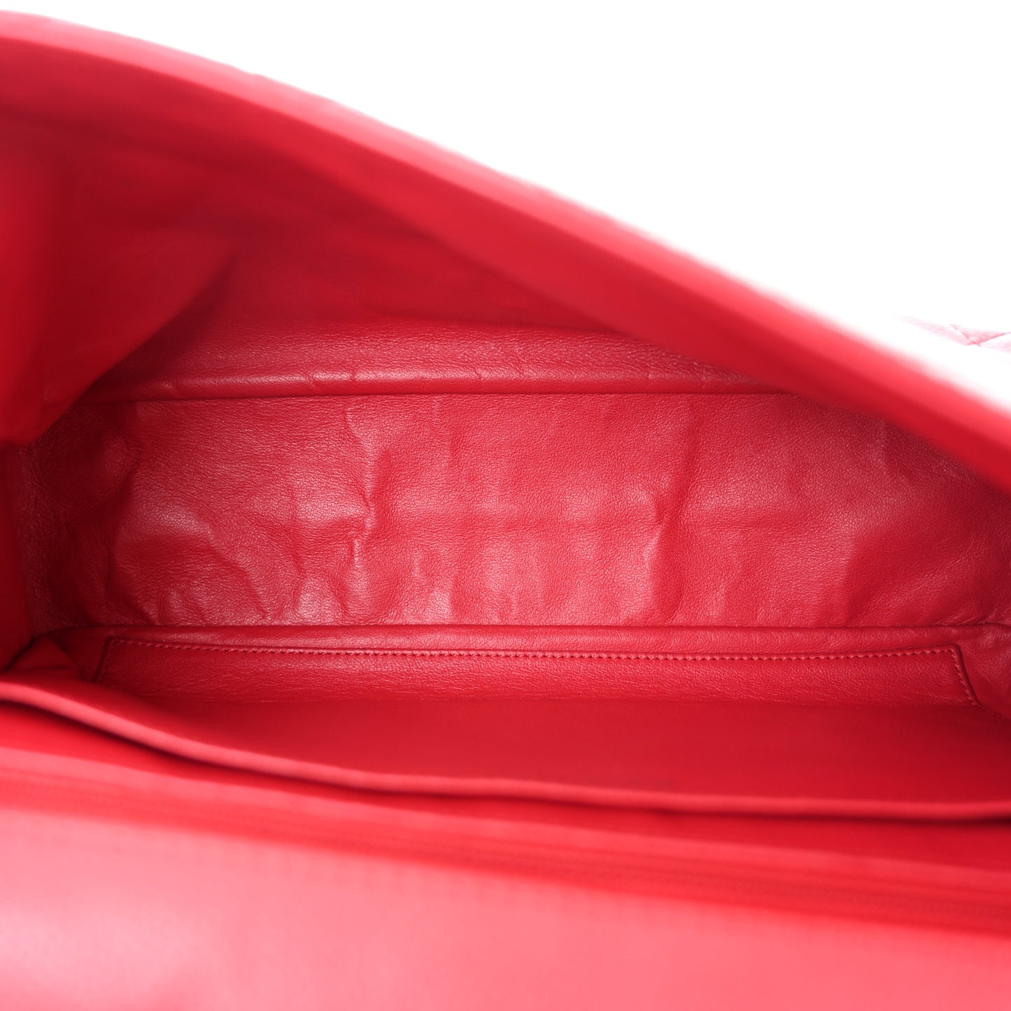 Caviar Quilted Jumbo Single Flap Fuchsia
