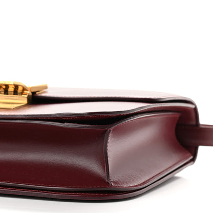 Celine Box Calfskin Medium Classic Box Flap Bag Burgundy 9 of 9