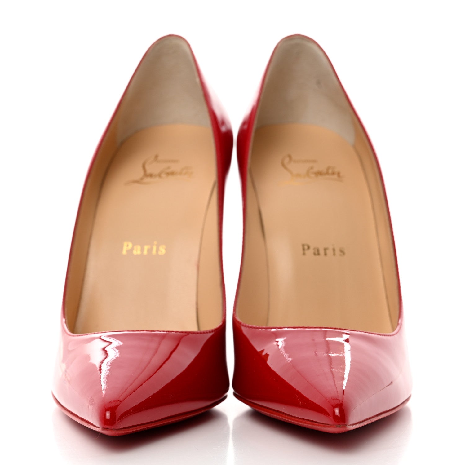 Christian Louboutin Patent Kate 100 Pumps 37.5 Loubi 2 of 8
