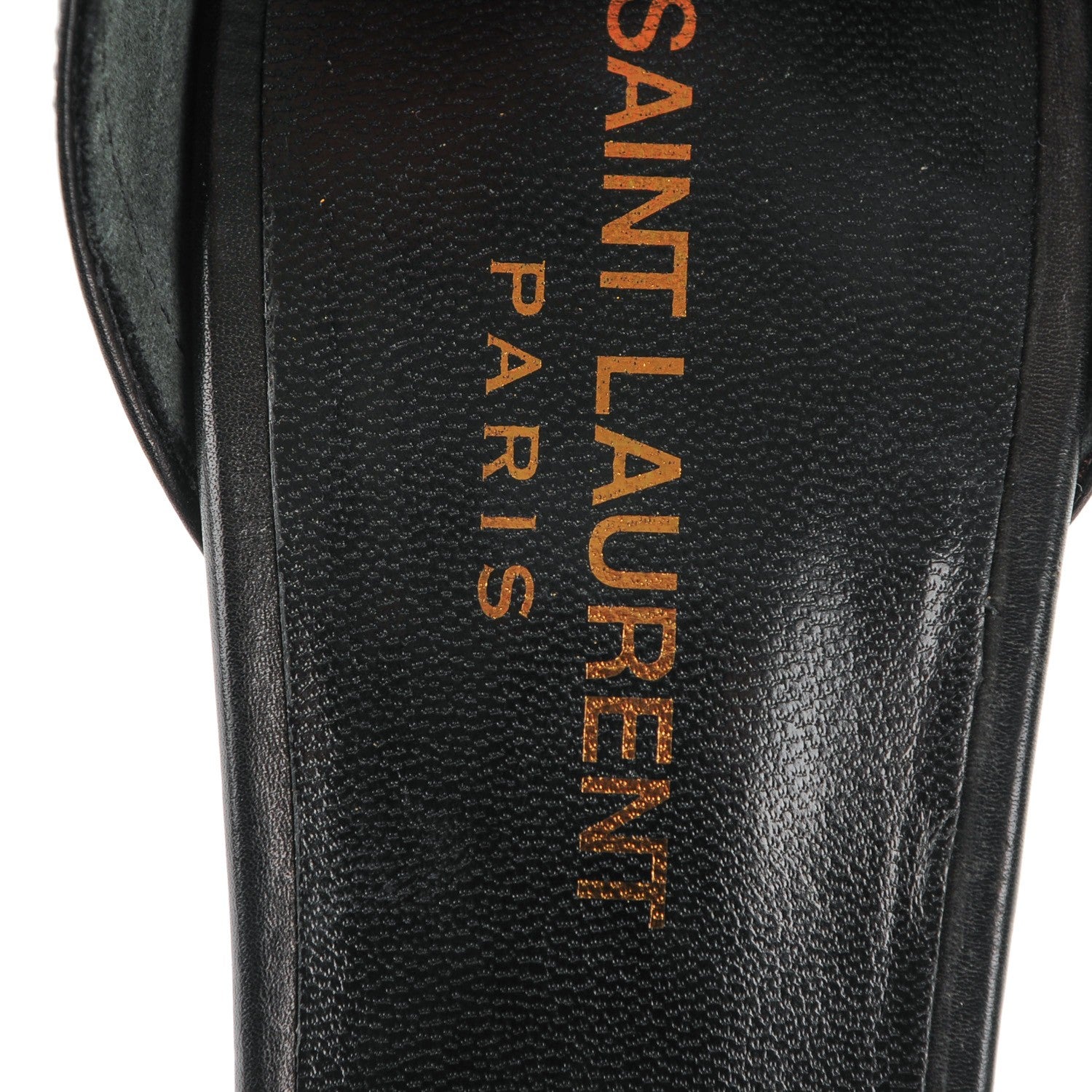 Saint Laurent Calfskin Jane 110 Ankle Strap Sandals Black 40.5 7 of 7