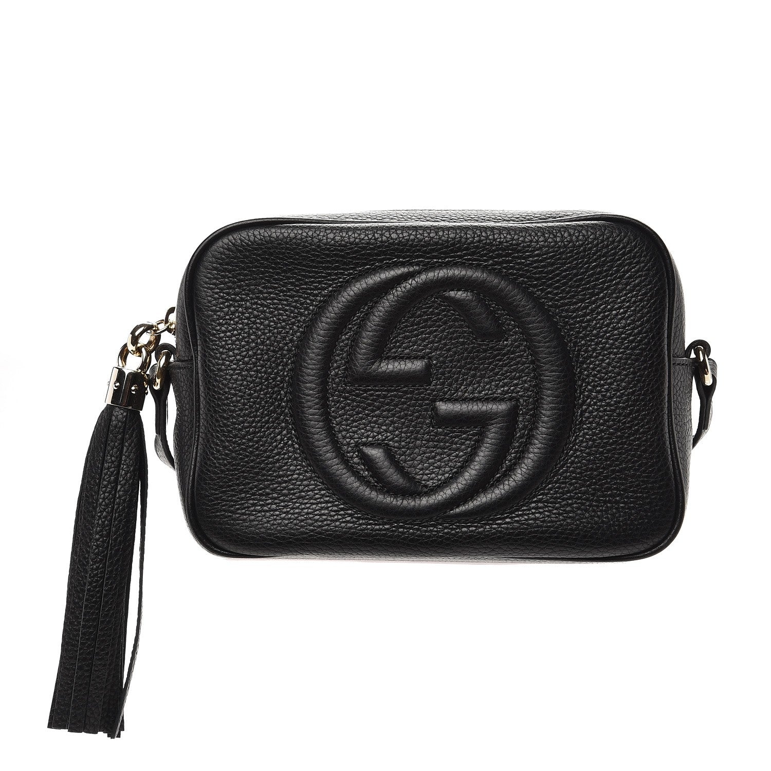 Gucci Pebbled Calfskin Small Soho Disco Bag Black 1 of 7