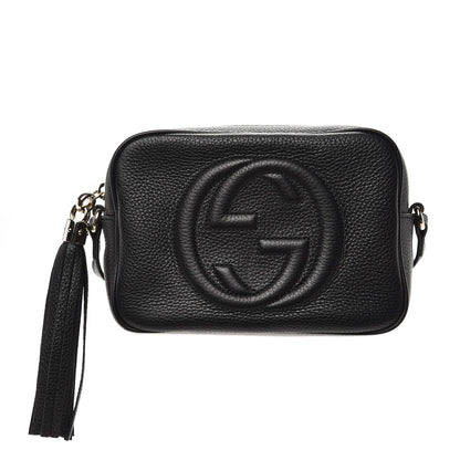 Gucci Pebbled Calfskin Small Soho Disco Bag Black 1 of 7