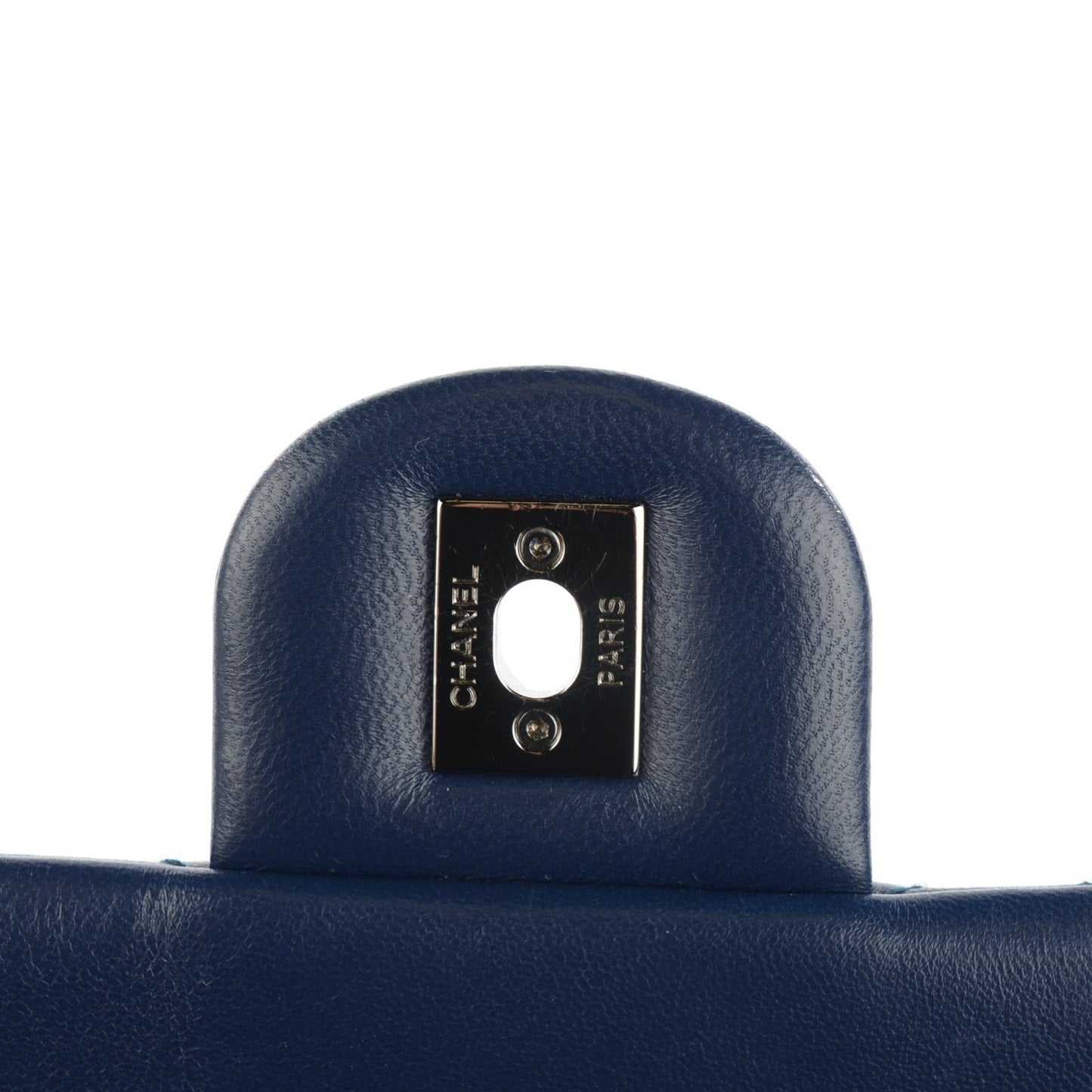 Lambskin Medium CC Crossing Flap Navy