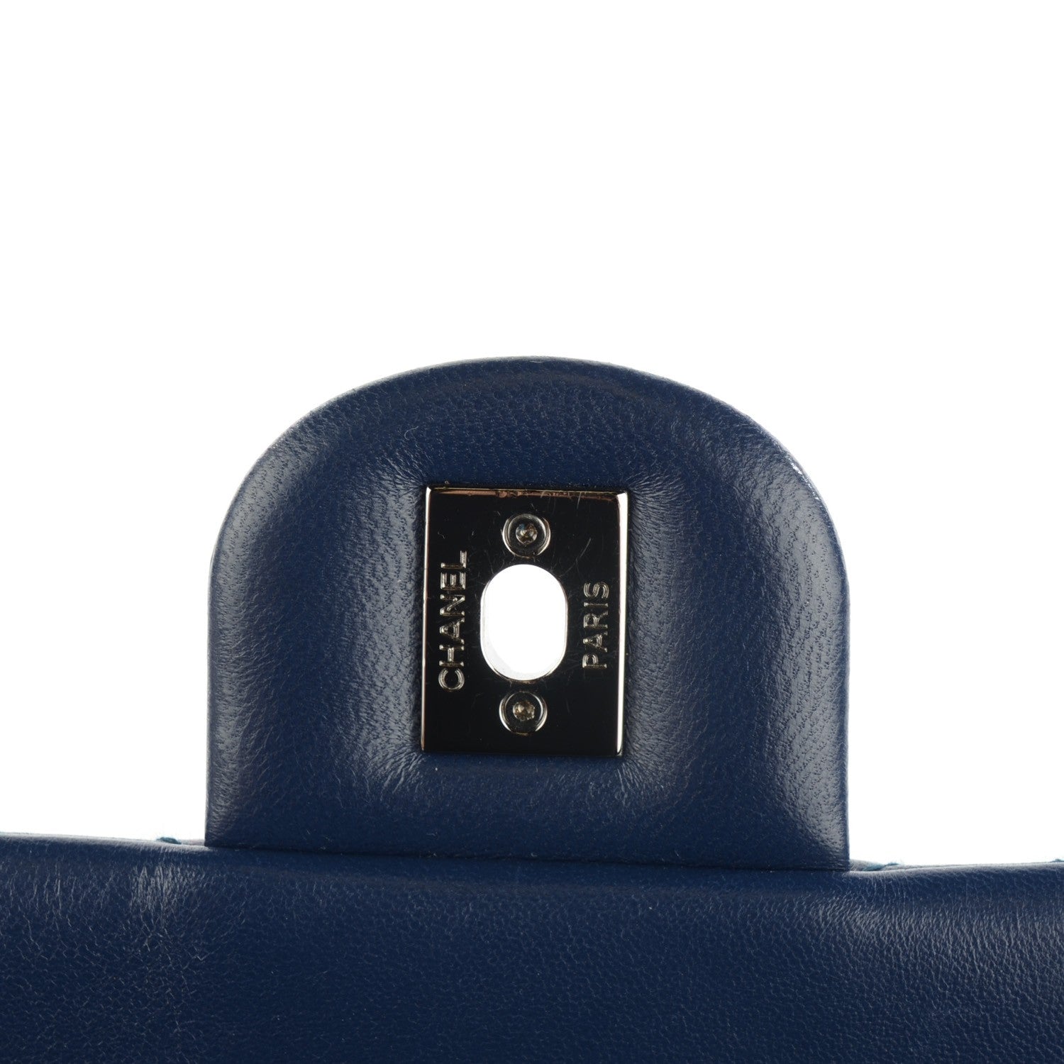 Chanel Lambskin Medium CC Crossing Flap Navy 6 of 8