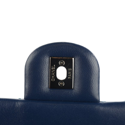 Chanel Lambskin Medium CC Crossing Flap Navy 6 of 8