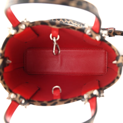 Christian Louboutin Calfskin Leopard Mini North South Cabata Tote Multicolor 4 of 9