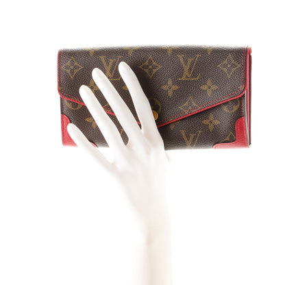 Louis Vuitton Monogram Sarah Retiro Wallet Cherry 2 of 7