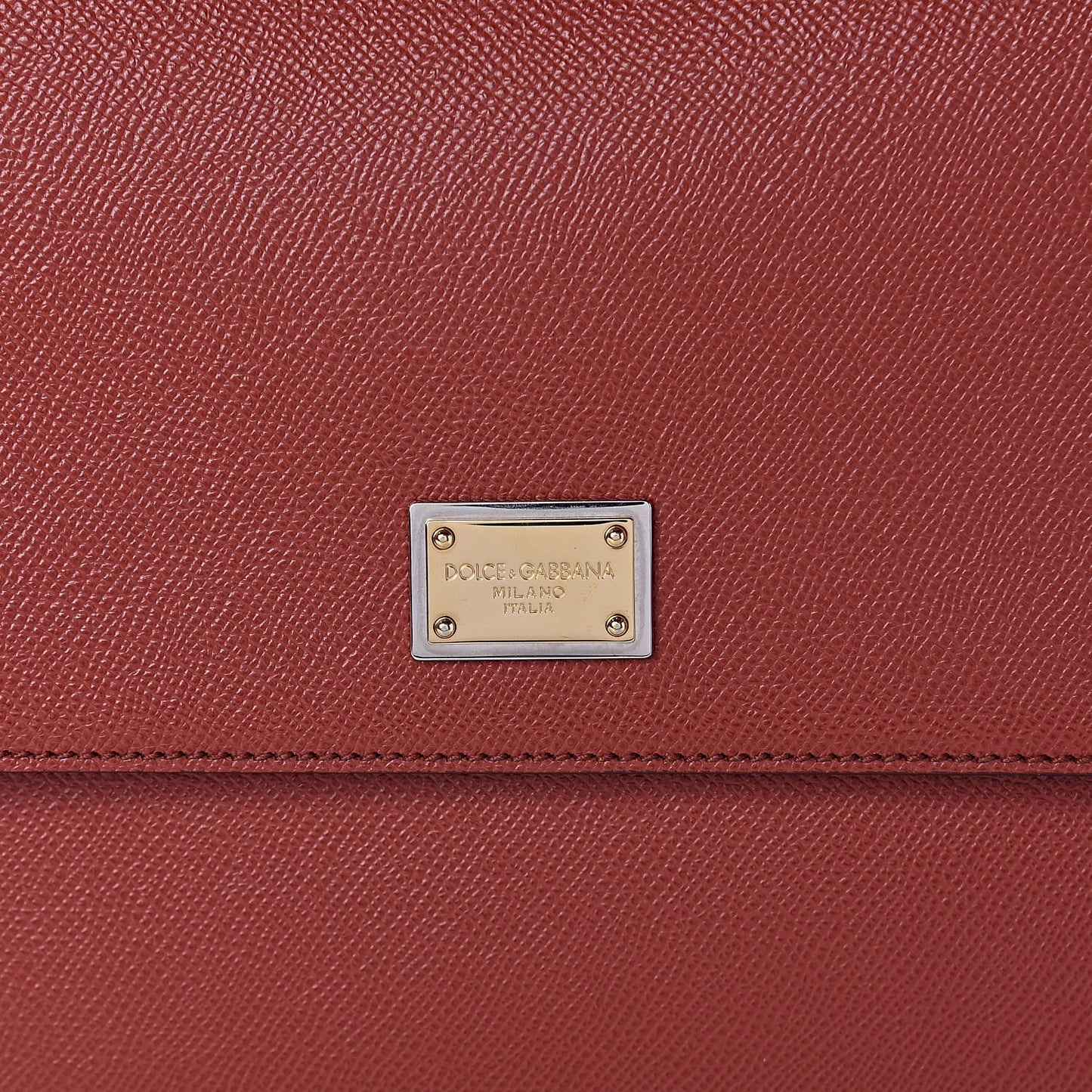 Dauphine Large Miss Sicily Satchel Dark Orange