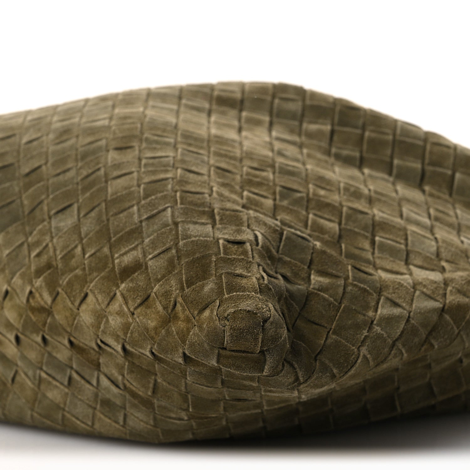 Bottega Veneta Suede Intrecciato Large Hop Mud 10 of 10