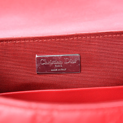 Christian Dior Lambskin Cannage Small Stardust Backpack Red 6 of 9