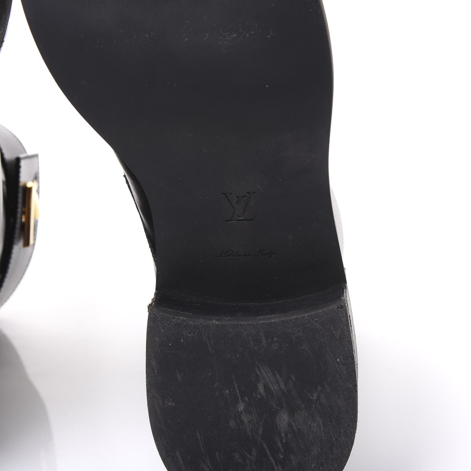 Louis Vuitton Calfskin Wonderland Ranger Boots 40 Black 6 of 8
