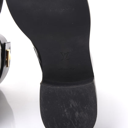 Louis Vuitton Calfskin Wonderland Ranger Boots 40 Black 6 of 8