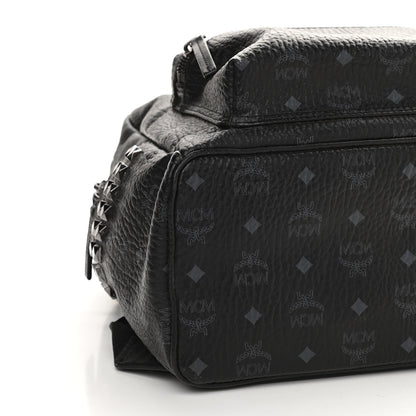 MCM Visetos Large Stark Backpack Black 10 of 16