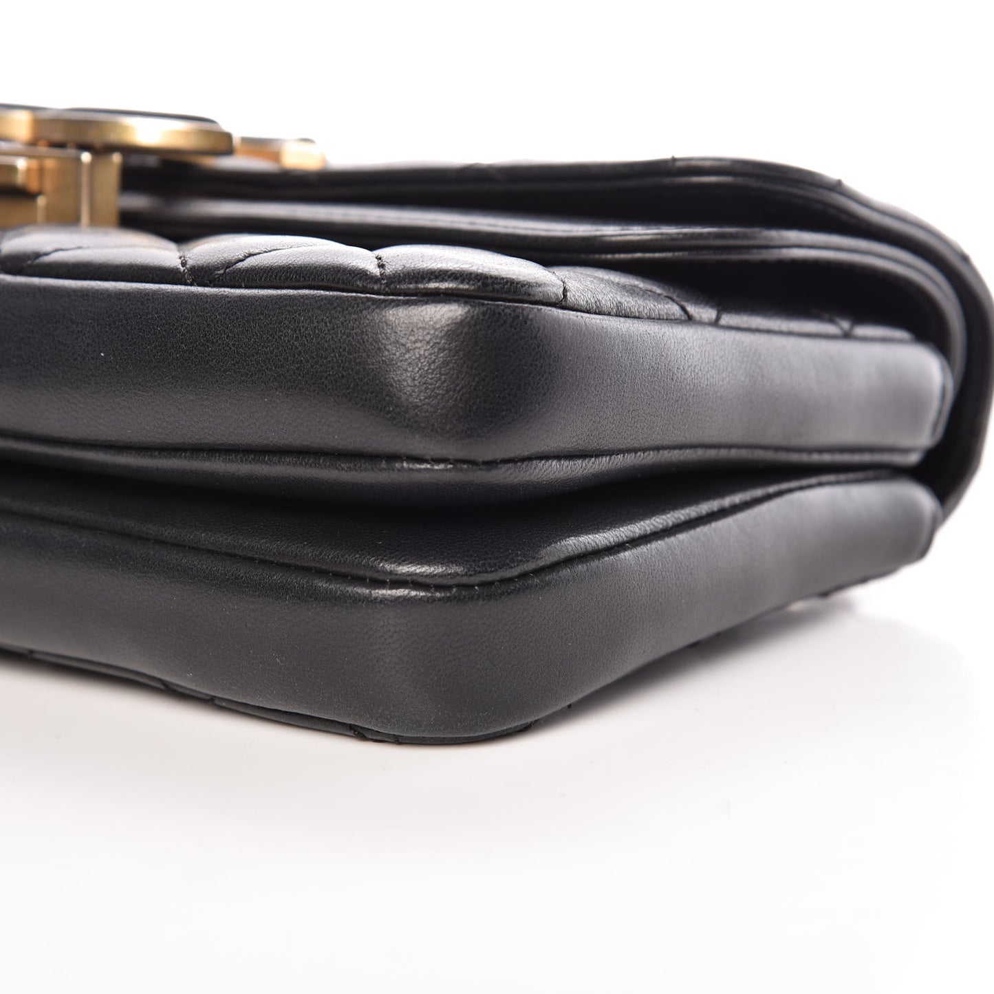 Lambskin Quilted Small CC Chic Flap Black