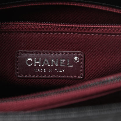 Chanel Caviar Chevron Quilted Small Coco Handle Flap So Black 7 of 10