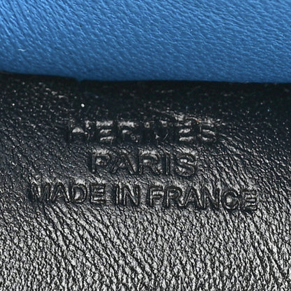 Hermes Milo Lambskin Grigri Rodeo Horse Bag Charm GM Black Gold Bleu Zanzibar 4 of 4