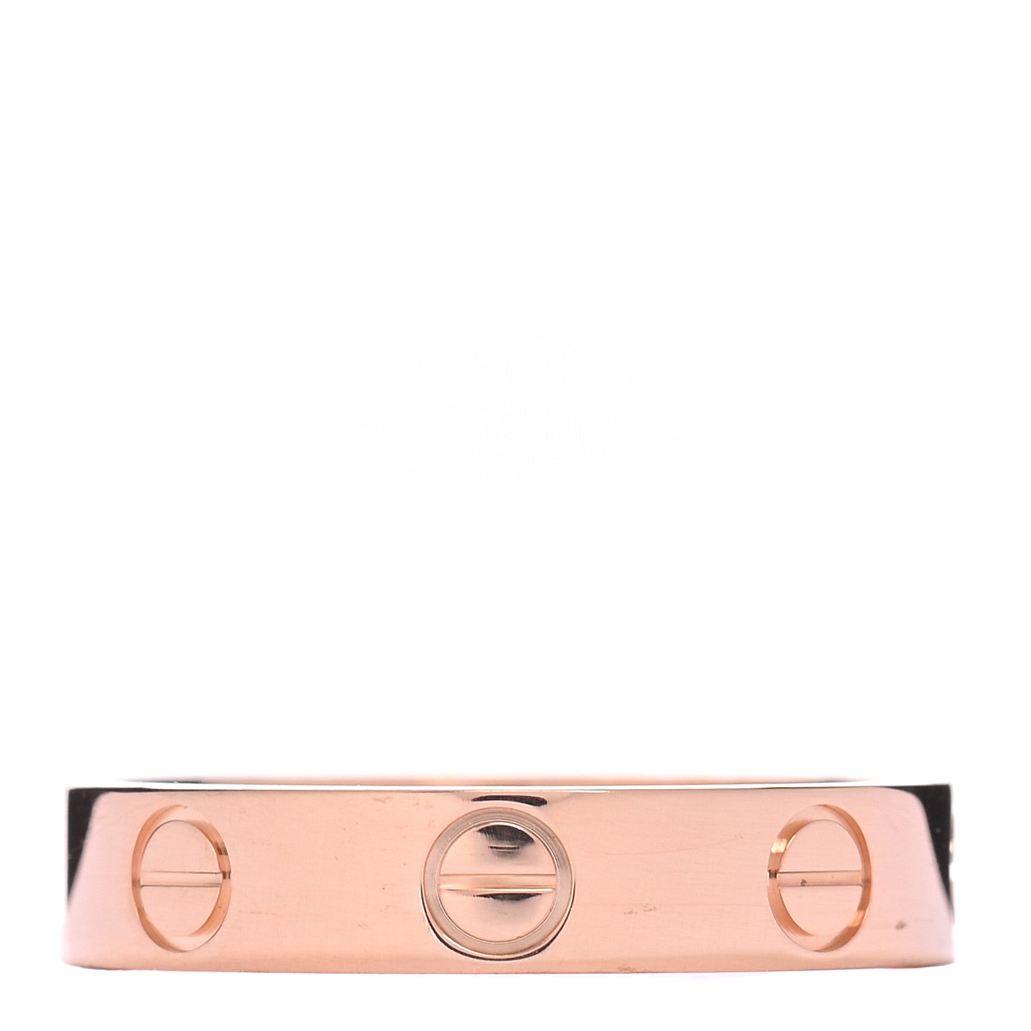 Cartier 18K Pink Gold 3.5mm LOVE Wedding Band Ring 49 5 3 of 4
