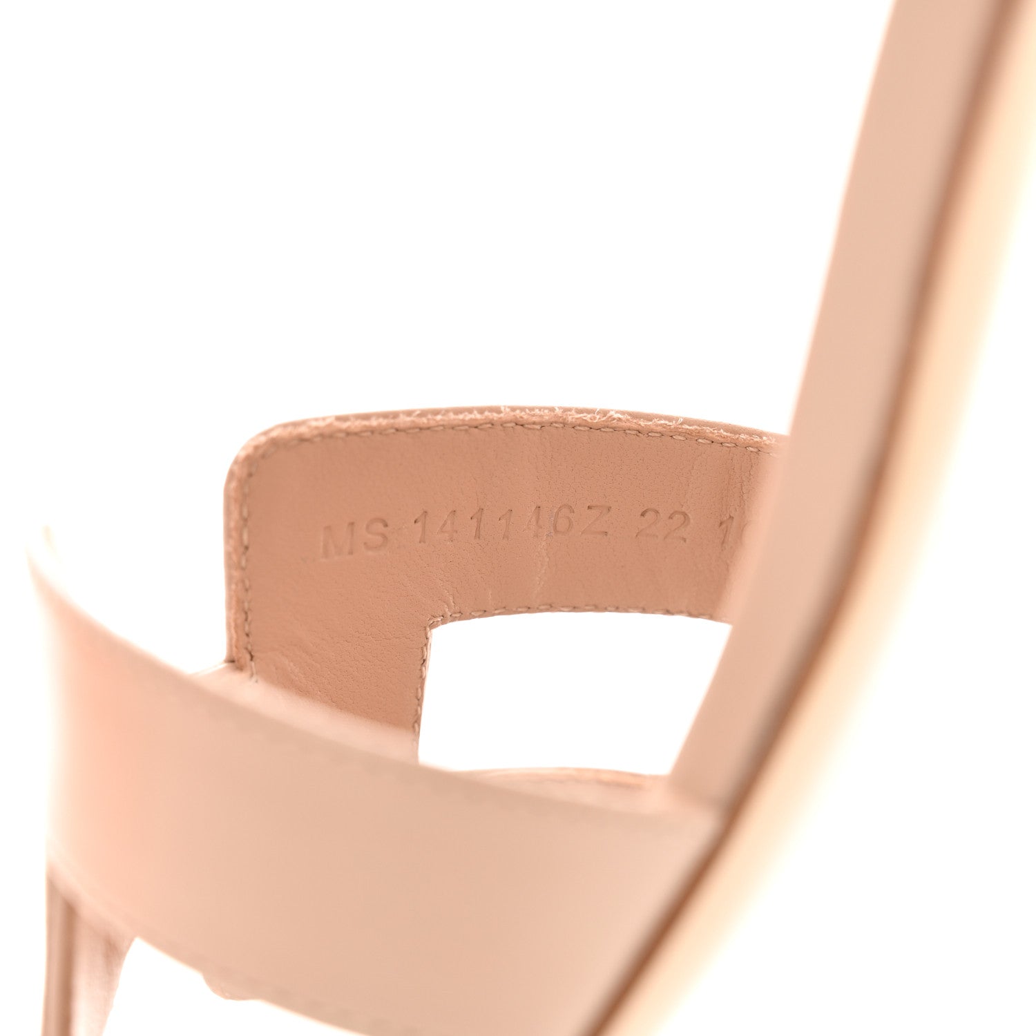 Hermes Calfskin Oasis Sandals 35 Beige Nude 8 of 9