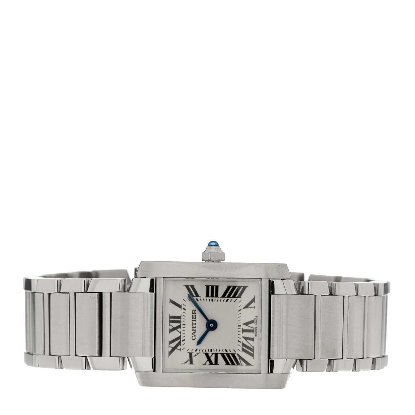 Stainless Steel 20mm Tank Francaise Quartz Watch