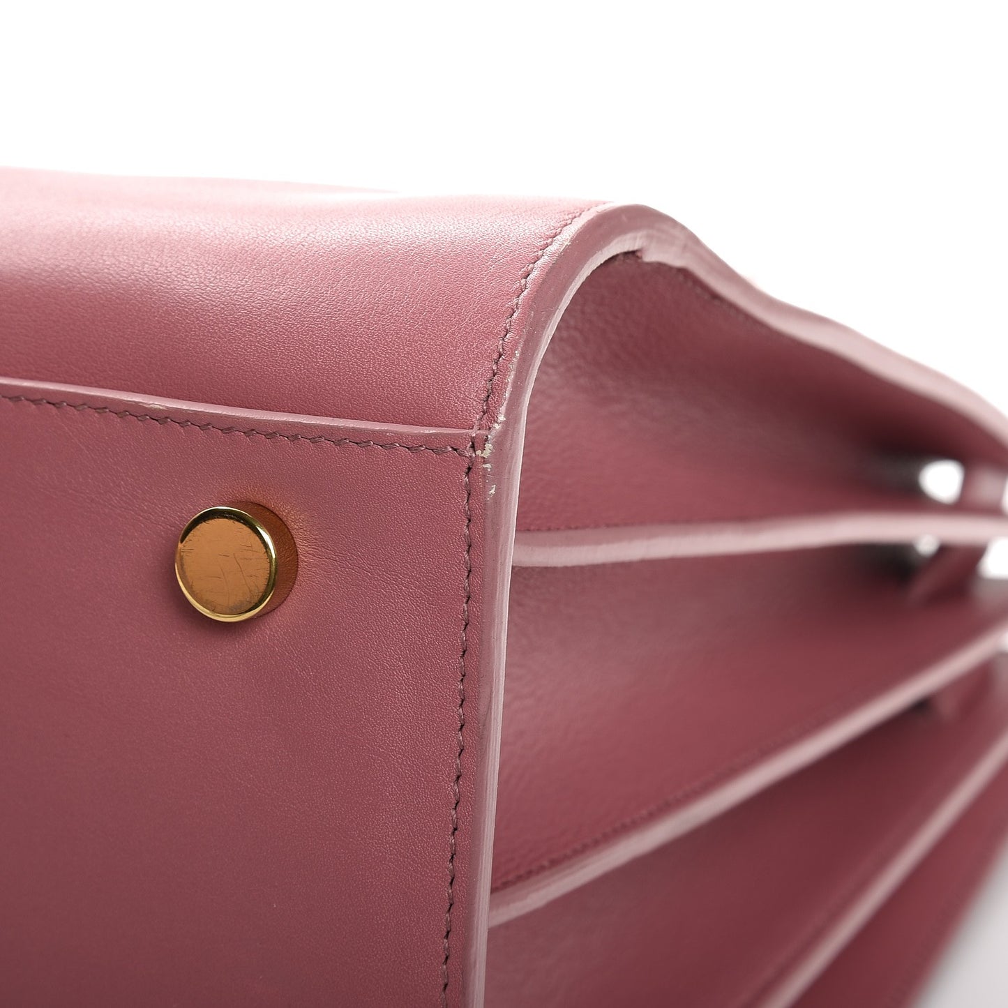 Calfskin Small Sac De Jour Dark Rose