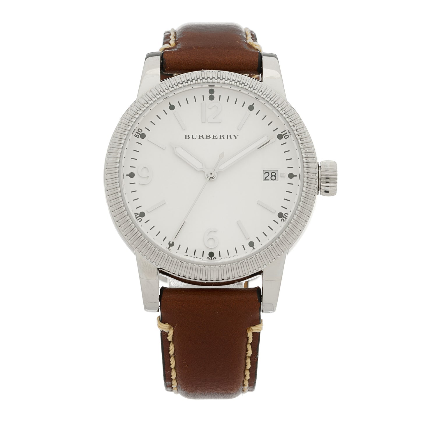 Stainless Steel Calfskin 38mm Utilitarian Quartz Watch BU7823