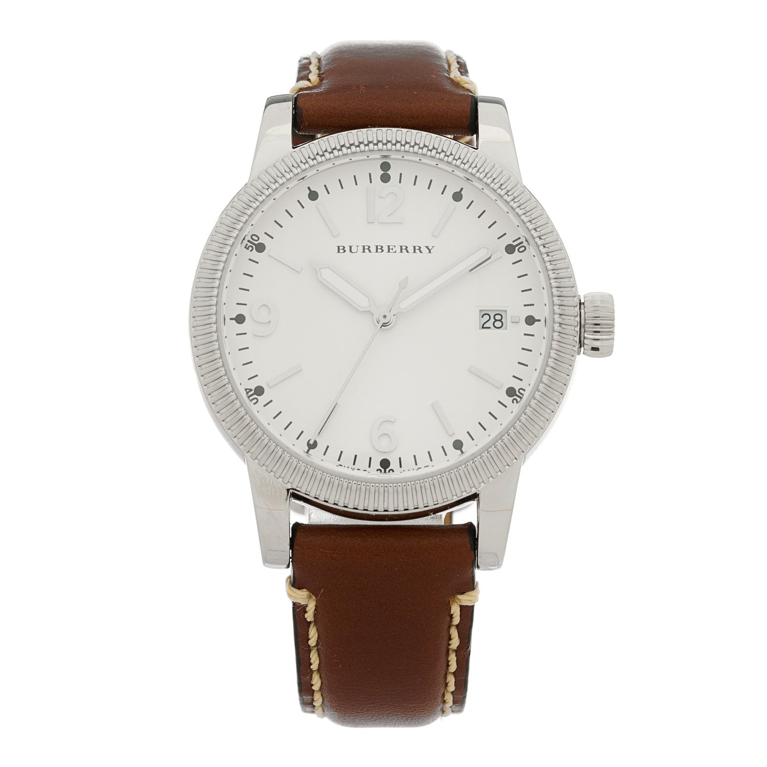 Burberry Stainless Steel Calfskin 38mm Utilitarian Quartz Watch BU7823 1 of 4