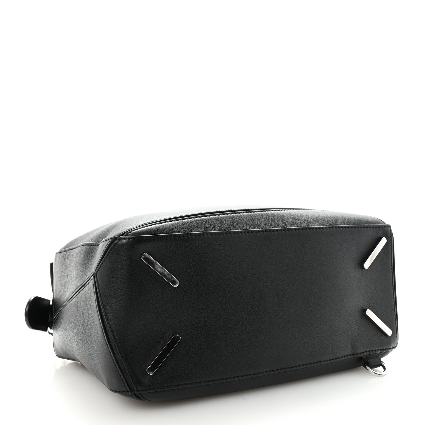 Calfskin Medium Puzzle Bag Black