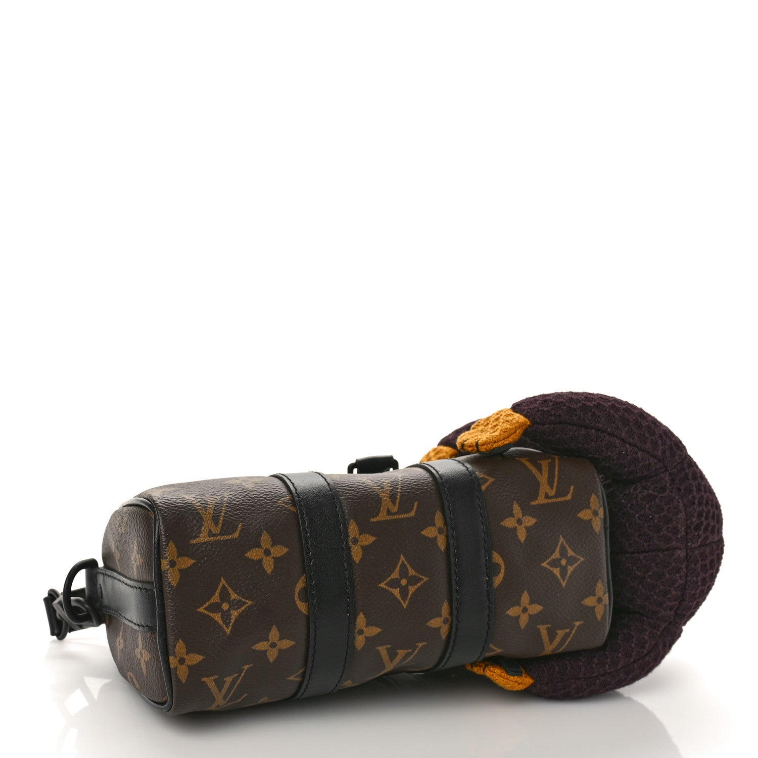 小物 LOUIS VUITTON Louis Vuitton Brown Monogram N°7 Vertical Box Trunk Gold Hardware