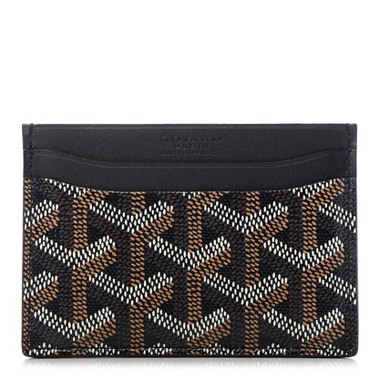 Goyard Goyardine Saint Sulpice Card Holder Black 1 of 7