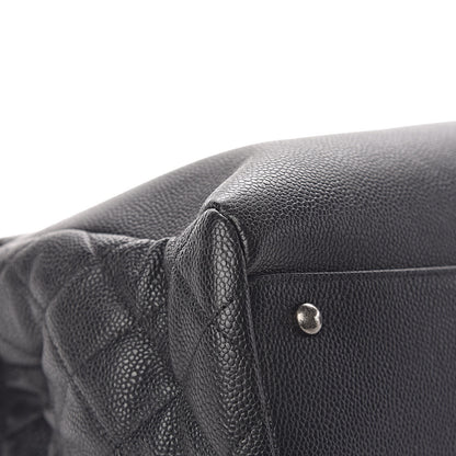 Chanel Caviar Lambskin Quilted Large Coco Break Shopping Bag Black 13 of 15