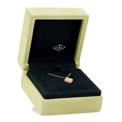 Van Cleef & Arpels 18K Rose Gold Sweet Alhambra Pendant Necklace 6 of 6
