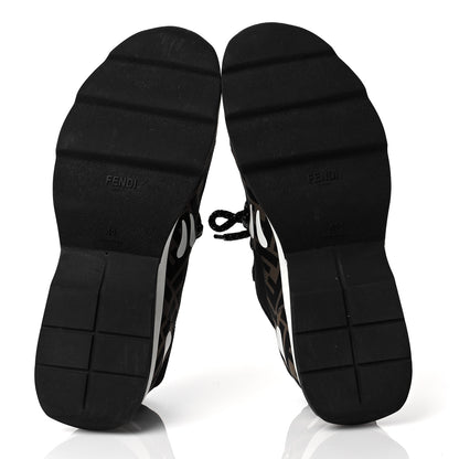 Fendi Technical Mesh Lycra FFreedom Patchwork Sneakers 41 Black Tobacco 5 of 7