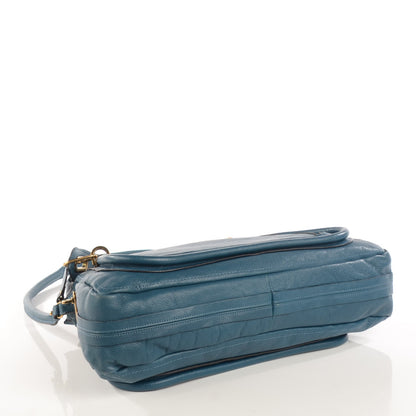 Chloe Calfskin Large Paraty Peacock Blue 4 of 8