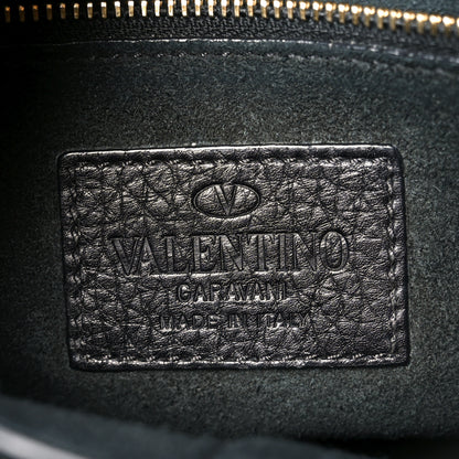 Valentino Garavani Pebbled Calfskin Medium My Rockstud Frame Bag Black 6 of 9