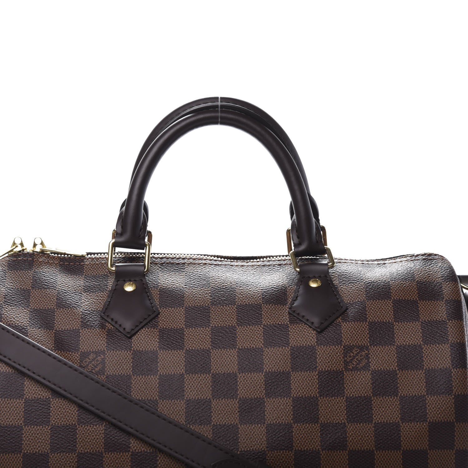 Louis Vuitton Damier Ebene Speedy Bandouliere 30 9 of 11