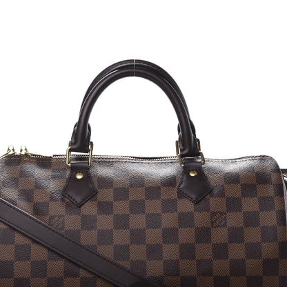 Louis Vuitton Damier Ebene Speedy Bandouliere 30 9 of 11