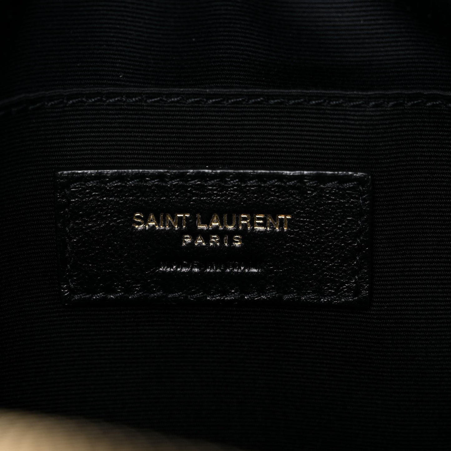 Calfskin Matelasse Monogram Lou Camera Bag Grey Kaki