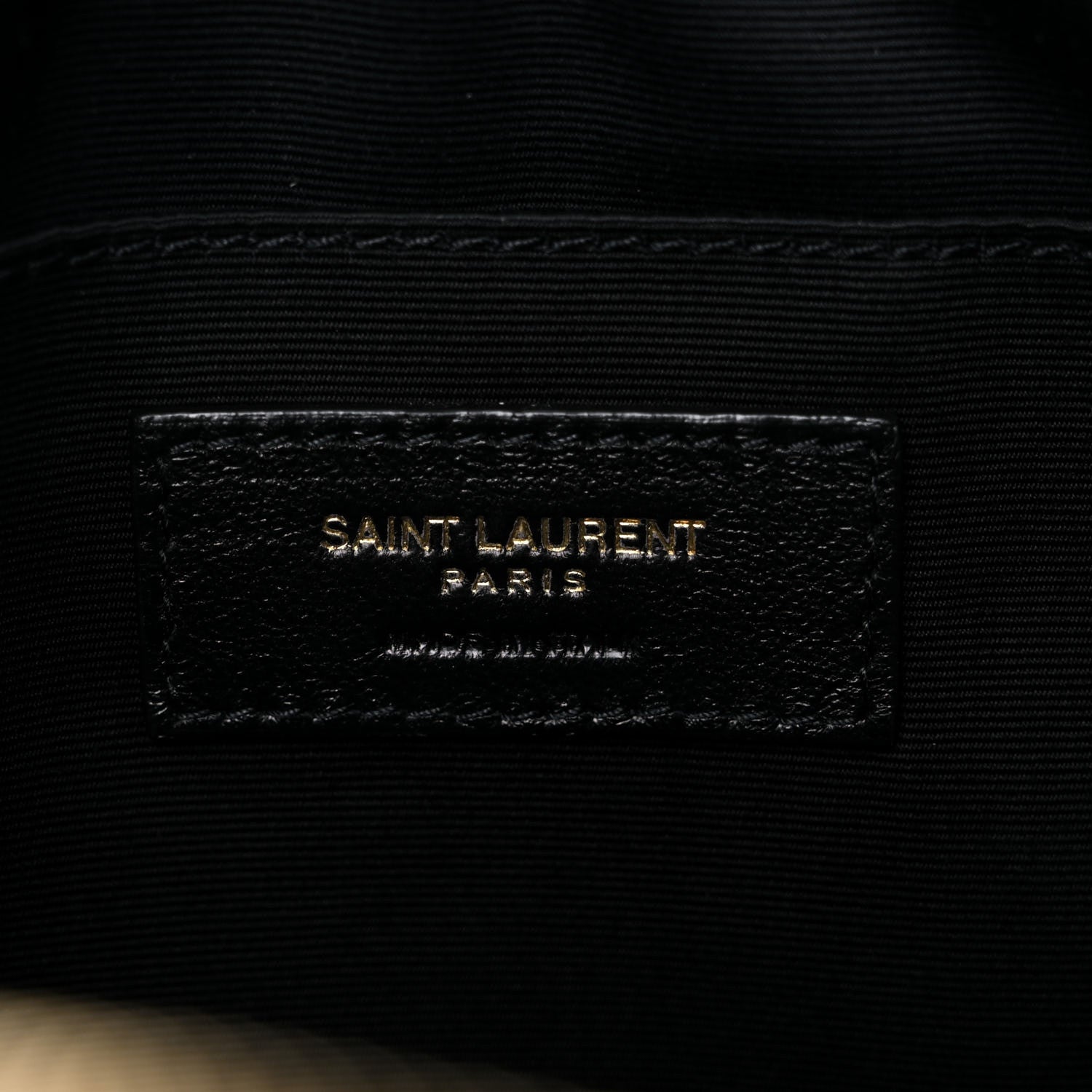 Saint Laurent Calfskin Matelasse Monogram Lou Camera Bag Grey Kaki 11 of 17