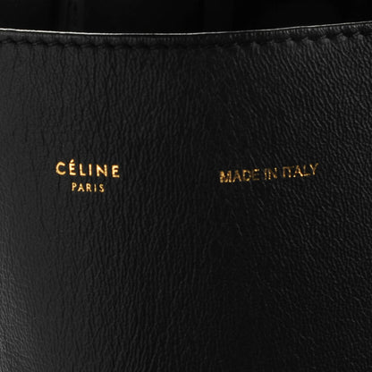 Celine Lambskin Floral Printed Vertical Cabas Potiron 5 of 8