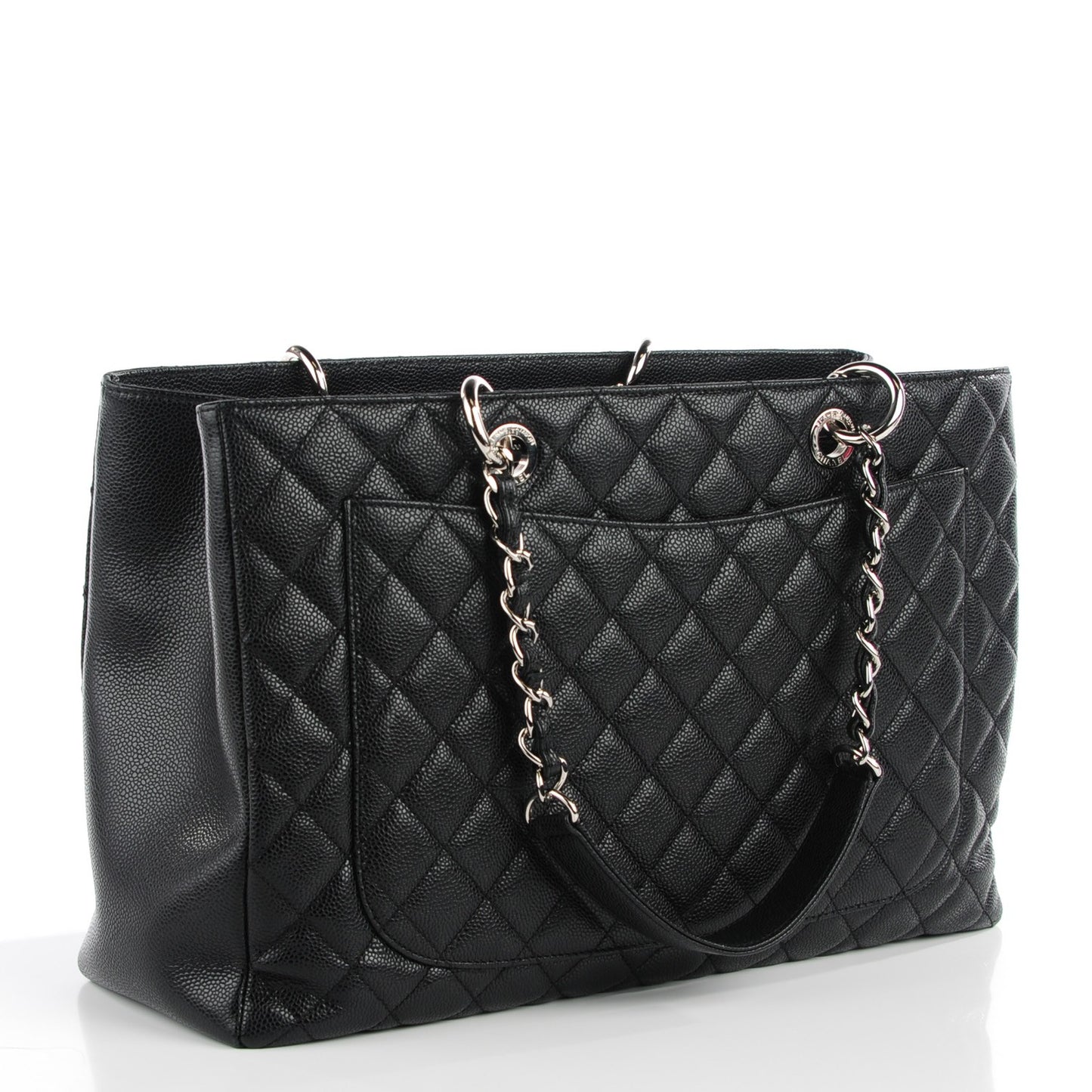 Caviar Quilted XL Grand Shopping Tote GST Black