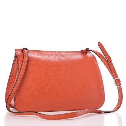 Gucci Cellarius Calfskin Medium Bamboo Daily Flap Shoulder Bag New Dark Orange 3 of 7