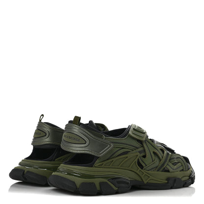 Balenciaga Neoprene Rubber Mens Track Sandals 44 Dark Kaki 4 of 8