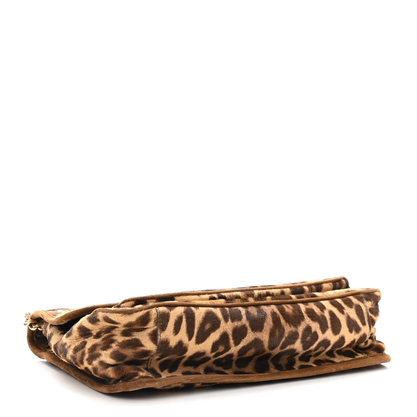 Smooth Calfskin Canvas Leopard Print Medium Niki Chain Satchel Light Natural