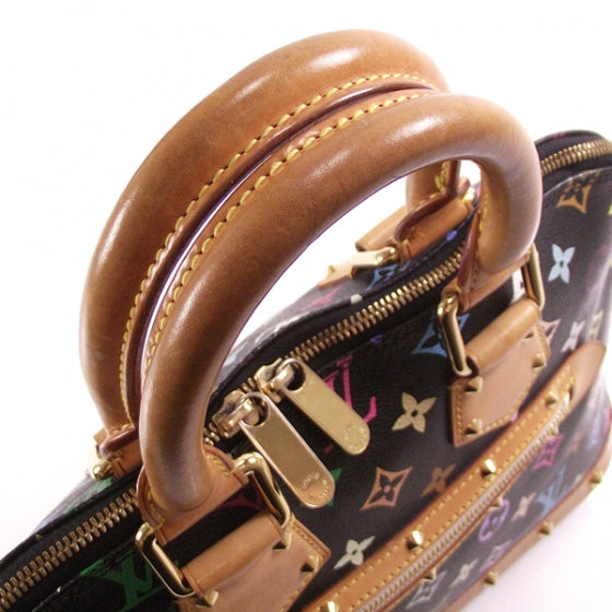 Louis Vuitton Monogram Multicolor Alma Black 4 of 10