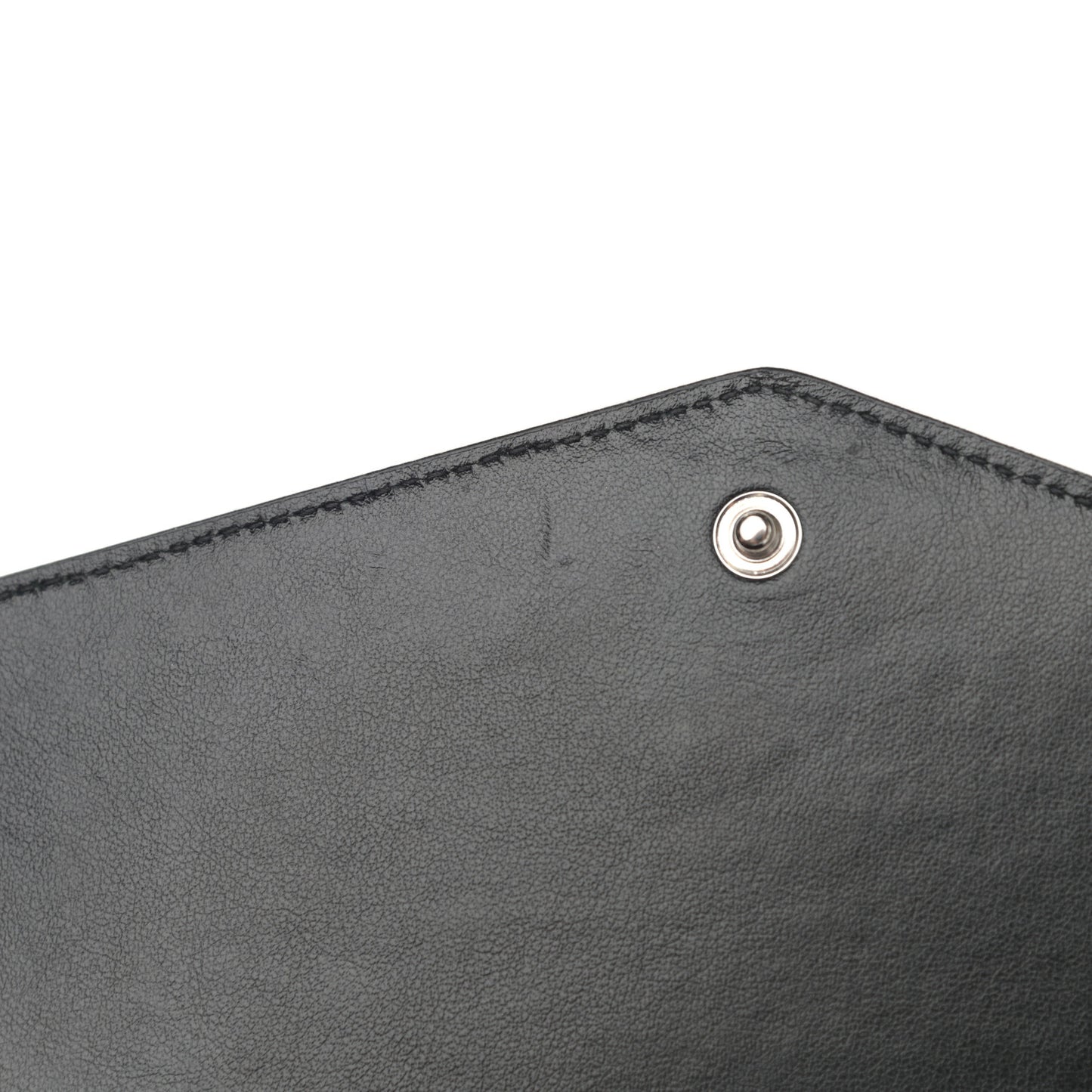 Calfskin Crocodile Embossed Monogram Mini Uptown Crossbody Black