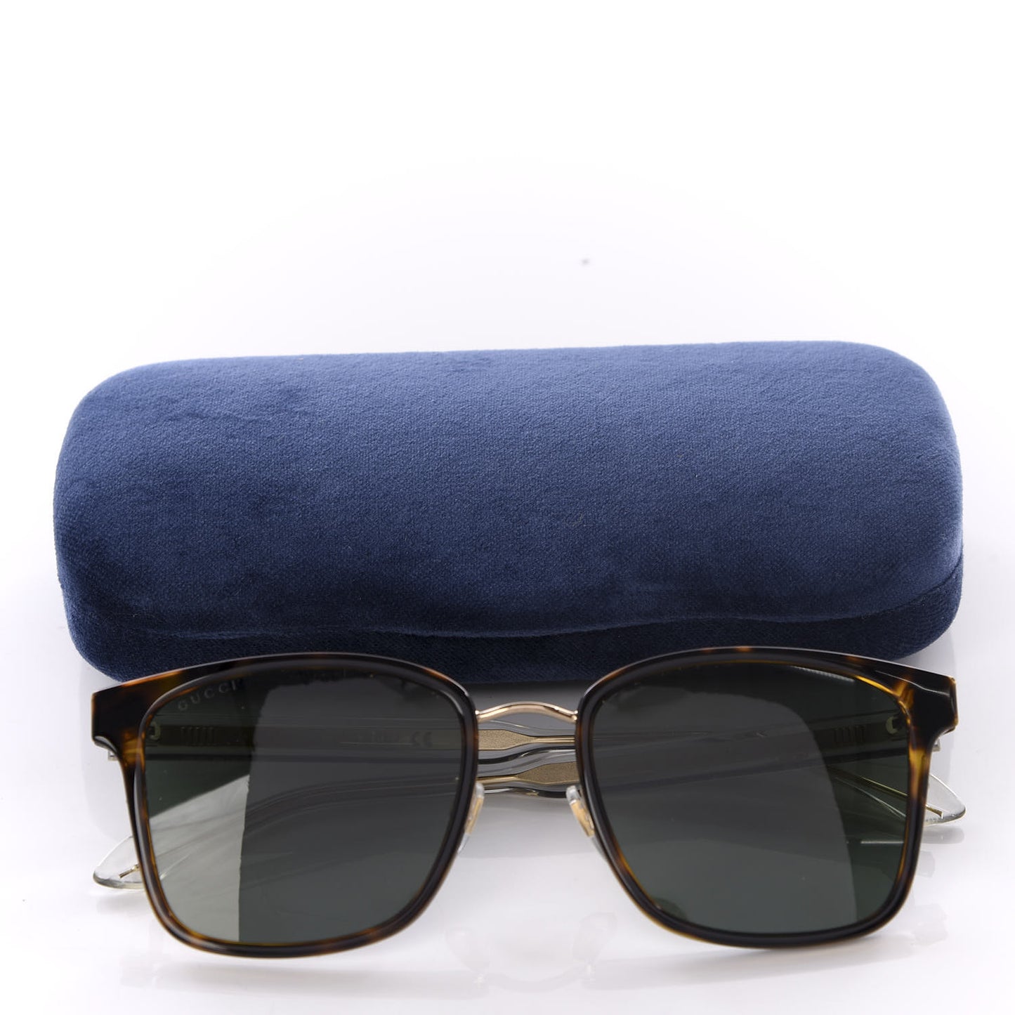 Acetate Specialized Fit Square Sunglasses GG0563SK Black
