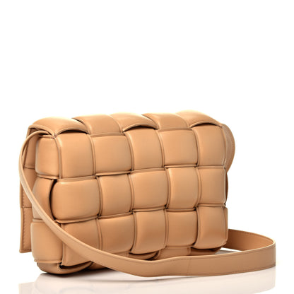 Bottega Veneta Nappa Maxi Intreccio Padded Cassette Crossbody Bag Almond 3 of 10