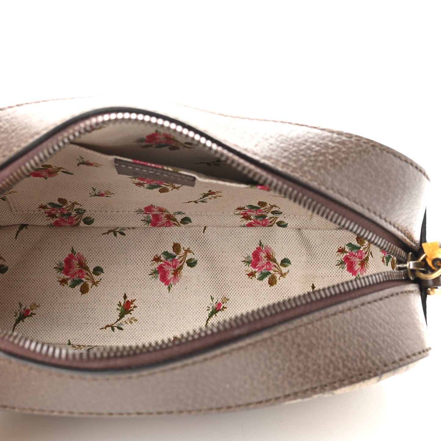 GG Supreme Monogram Web Neo Vintage Shoulder Bag Beige New Acero Crop